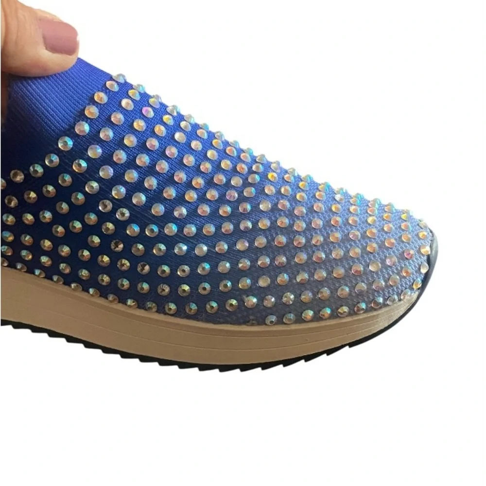 KENNETH COLE Reaction Rhinestone Sneakers Size 9 NEW